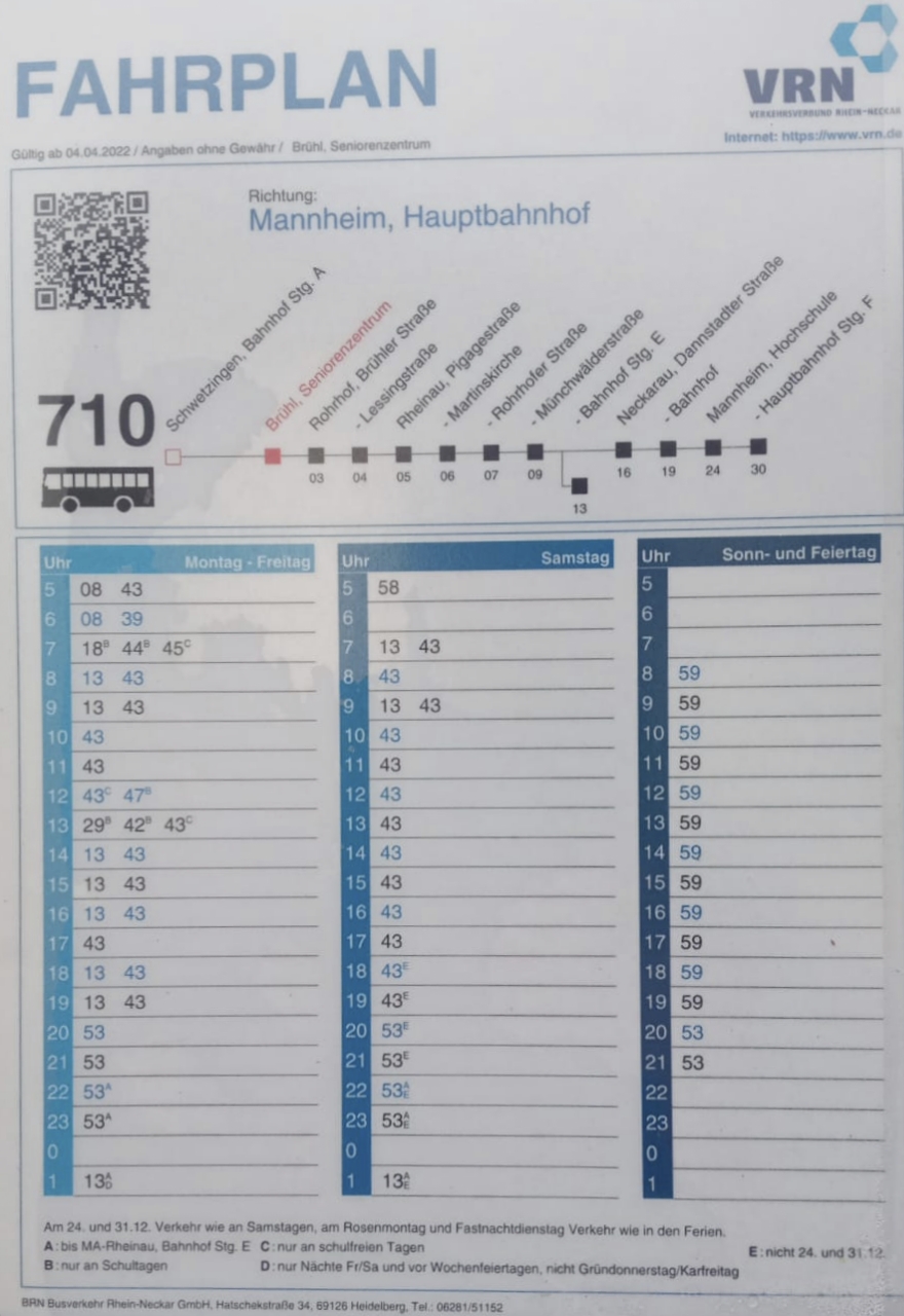Č.710 Bruhl - Mannheim 2022