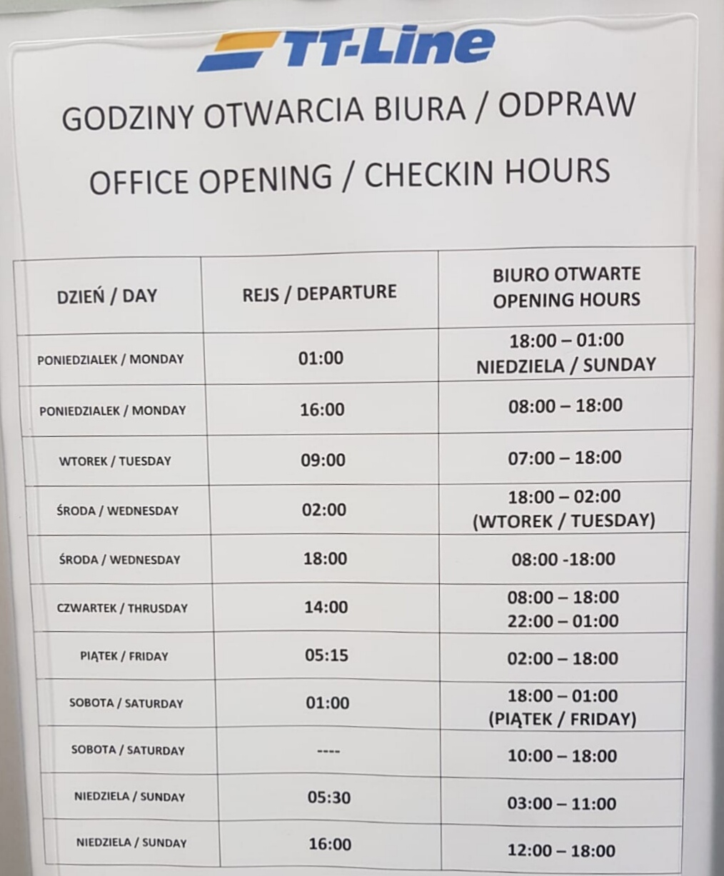 Pracovní doba Swinjousce